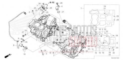 CARTER MOTEUR CMX500AS de 2025